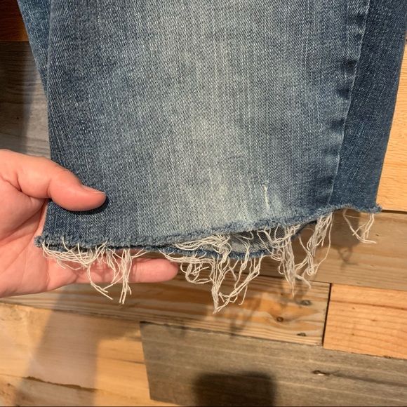 Silver Aiko Slim Super Stretch Cutoff Shorts Light Wash Size 16 - Picture 5 of 10